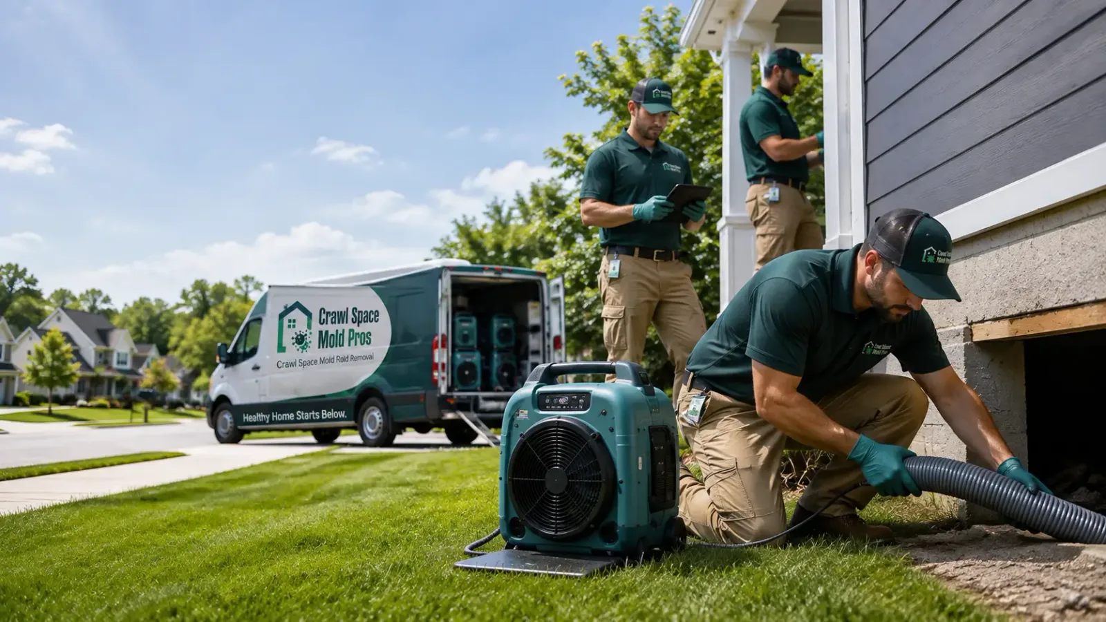 Crawl Space Mold Removal in Fremont, NH